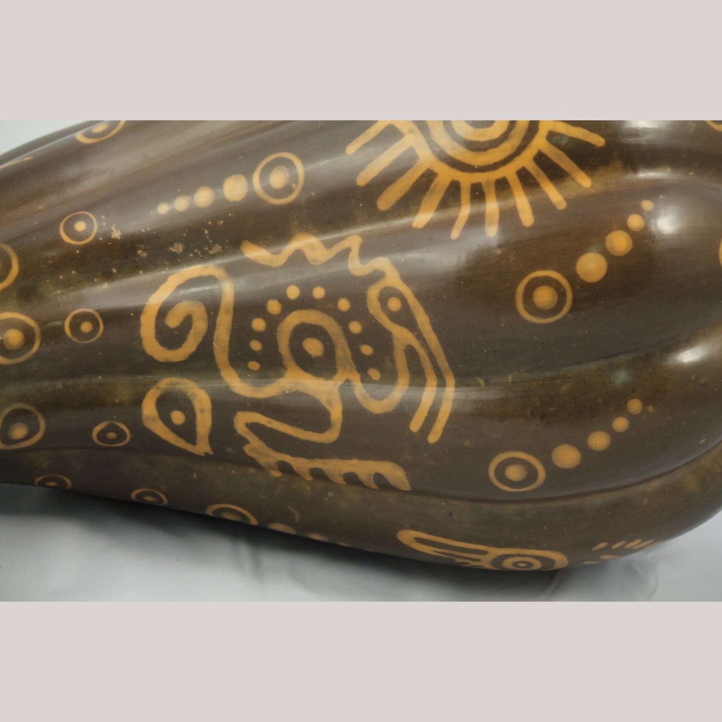 Ceramic Squash/Veggie Mexico Pottery Mexico Decorative Collectible Folk Art Huge