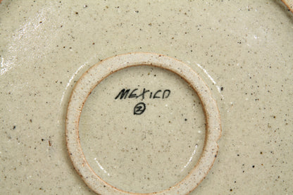Leap Fish Mexican Ceramic Hanging Plate Hand Painted Folk Art