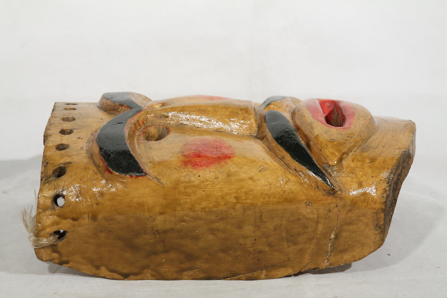 Man Face Wood Hanging Mask Mexico Hand Crafted/Painted