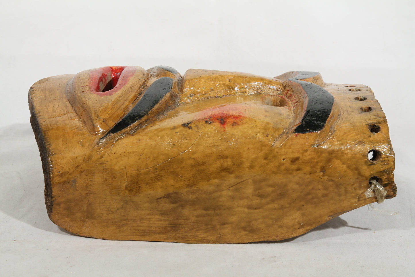 Man Face Wood Hanging Mask Mexico Hand Crafted/Painted