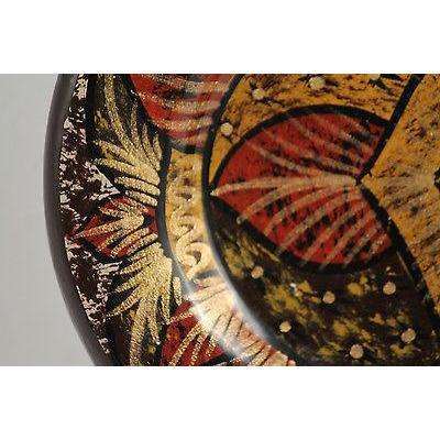 Mexican Ceramic Hanging Plate Hand Painted/Thrown Folk Art Glazed Small Mexico