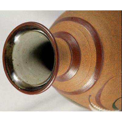 Mexican Ceramic Vase Mexico Tacat 13 1/2" Tall