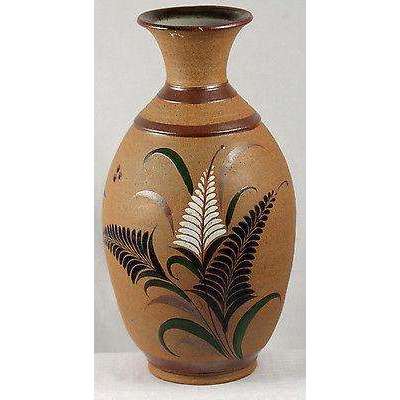 Mexican Ceramic Vase Mexico Tacat 13 1/2" Tall