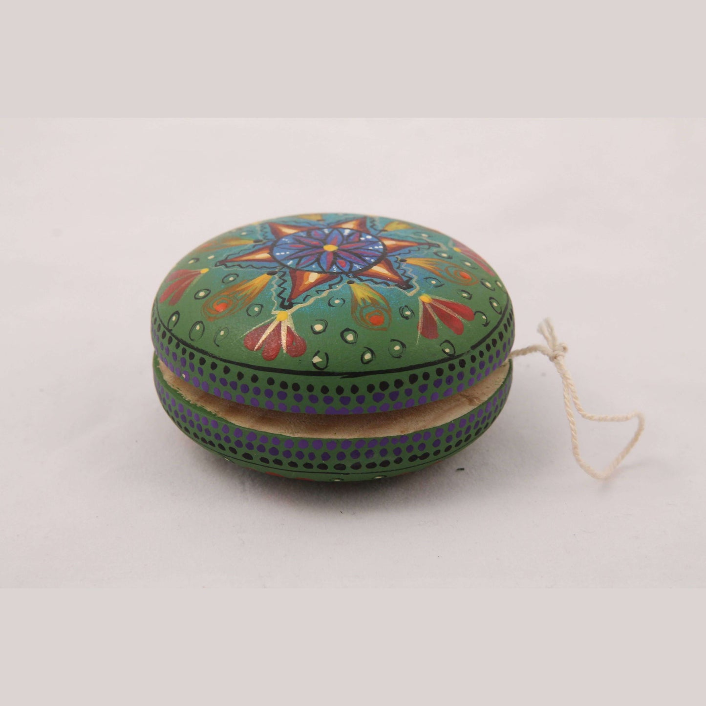 Wood Toy Yoyo Alebrije Mexico Art Oaxaca Master Artist Taller Hernandez Gr