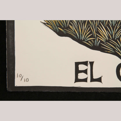 El Gallo/Rooster Lithograph Mexico Fine Art Award Winner F. Robles Sign Loteria