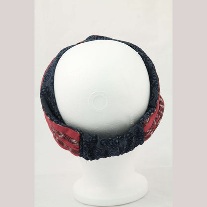 New Cloth Headband Mexican Folk Art Hand Made/Embroidered & Hand Beaded Cross #3