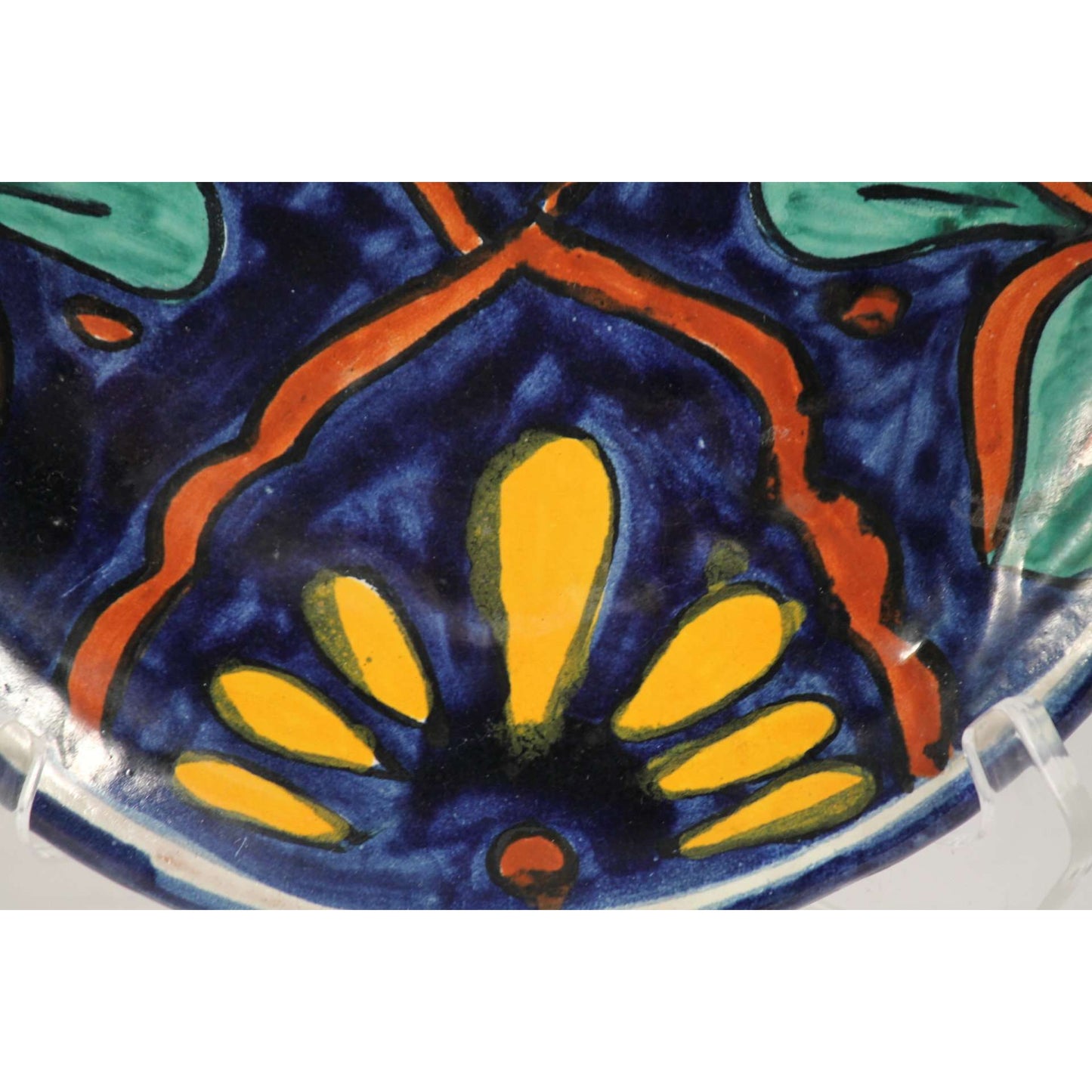 Handmade Mexican Ceramic Plate Signed