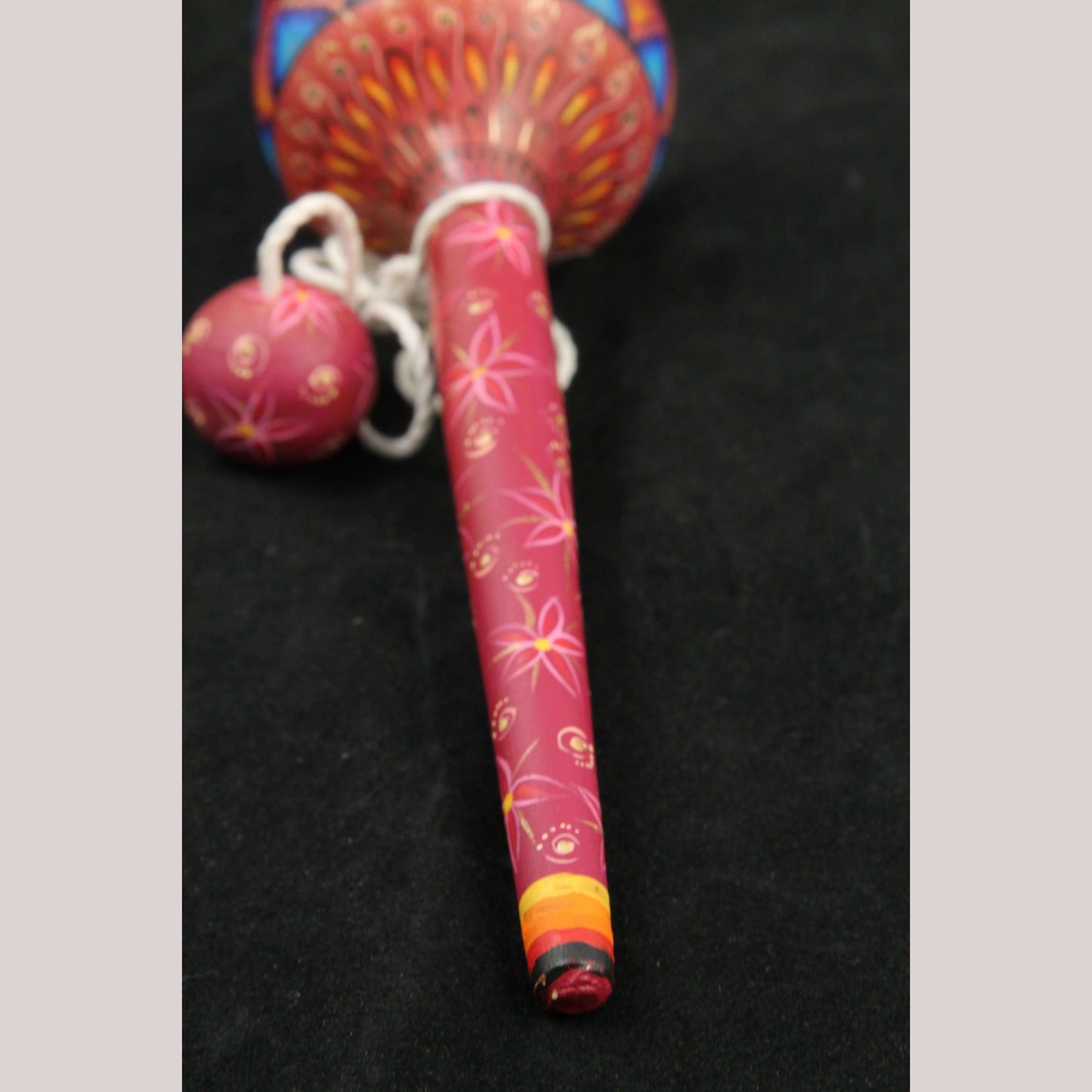Wood Toy Cup & Ball Alebrije Mexico Art Oaxaca Signed Artist L. Hernandez #2