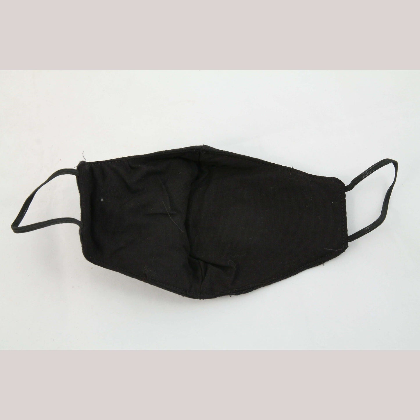 Mexican Cloth Face Mask Hand Embroidered Oaxaca Double Layered Reusable Blu/Blk