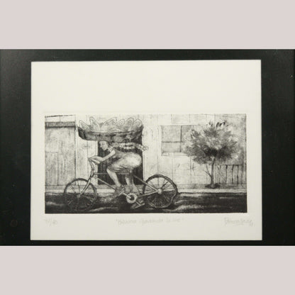 Original Mexican Fine Art Signed Lithograph Collectible Décor Patricia Garcia