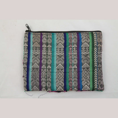 Mexican Textile Makeup/Jewelry Bag Hand Embroidered Lined Folk Art Ethnic #2