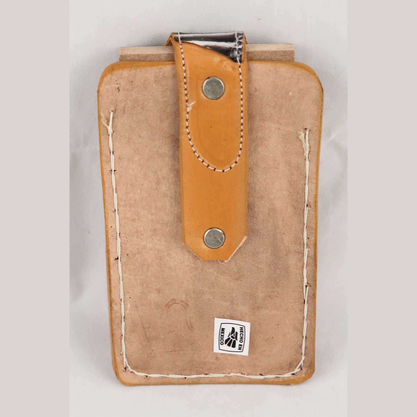 New Leather Belt Loop Cell Phone Holder/Pouch/Case Hand Made Embossed Mexico E