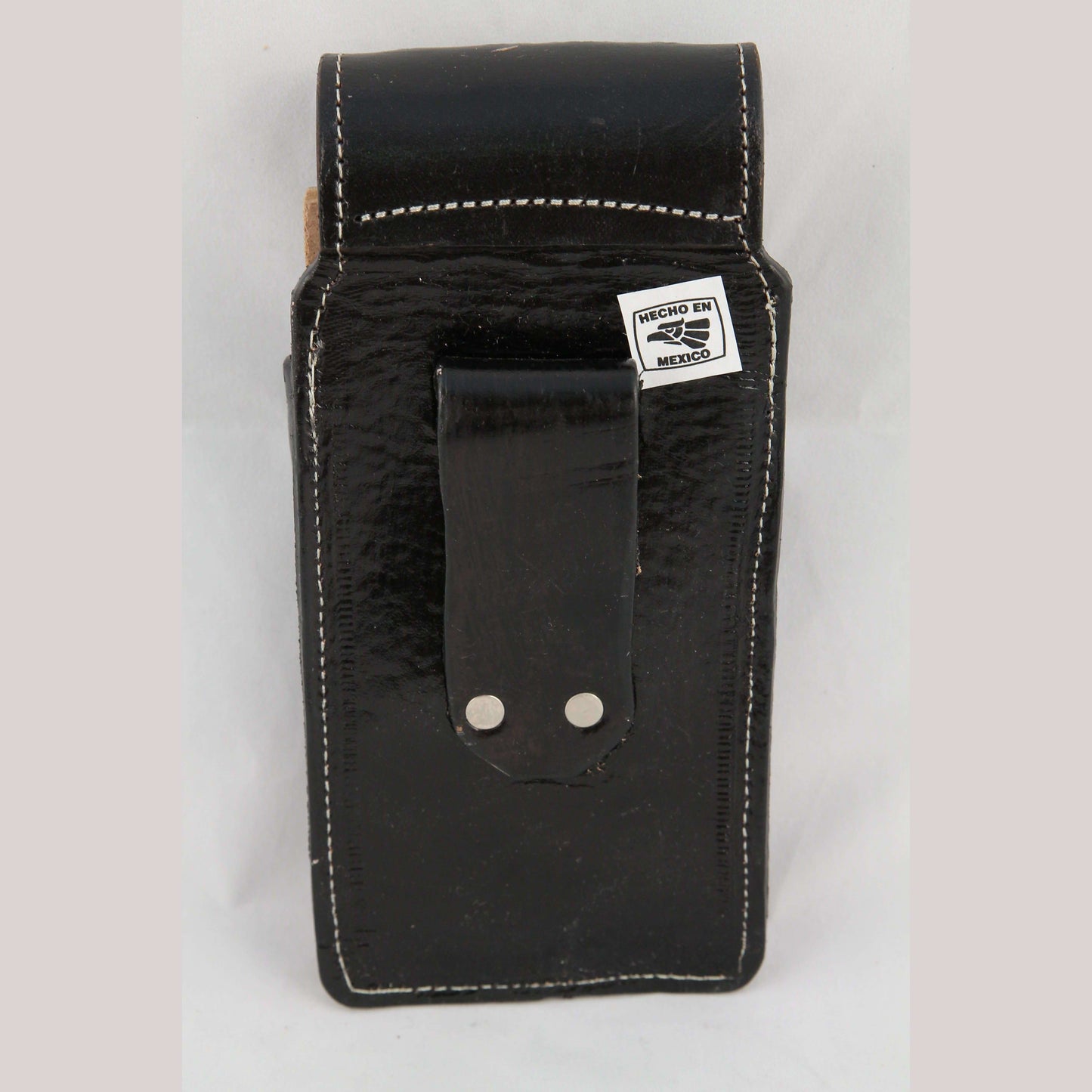 New Leather Belt Loop Cell Phone Holder/Pouch/Case Hand Made Embossed Mexico I