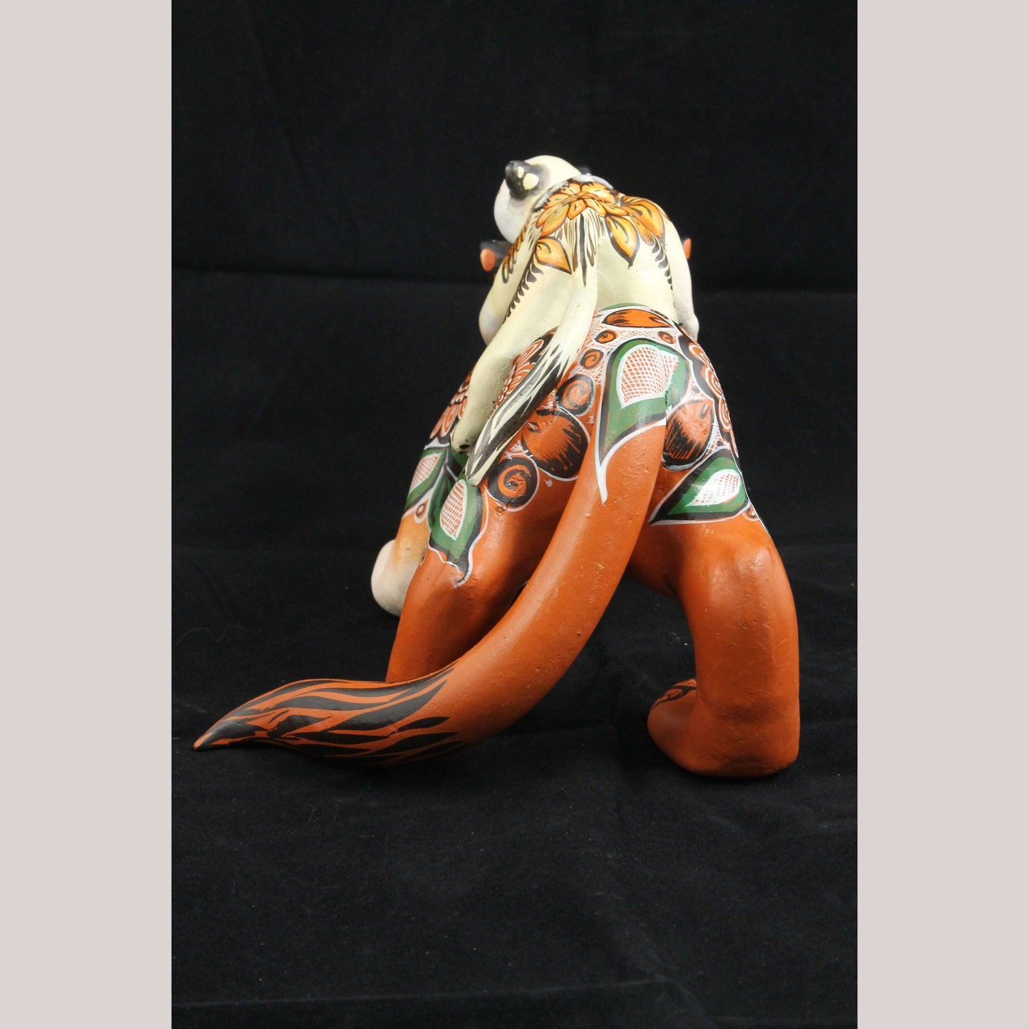 Large Ceramic Nagual/Jaguar Man/Baby Nagual Mexican Ubaldo Macias