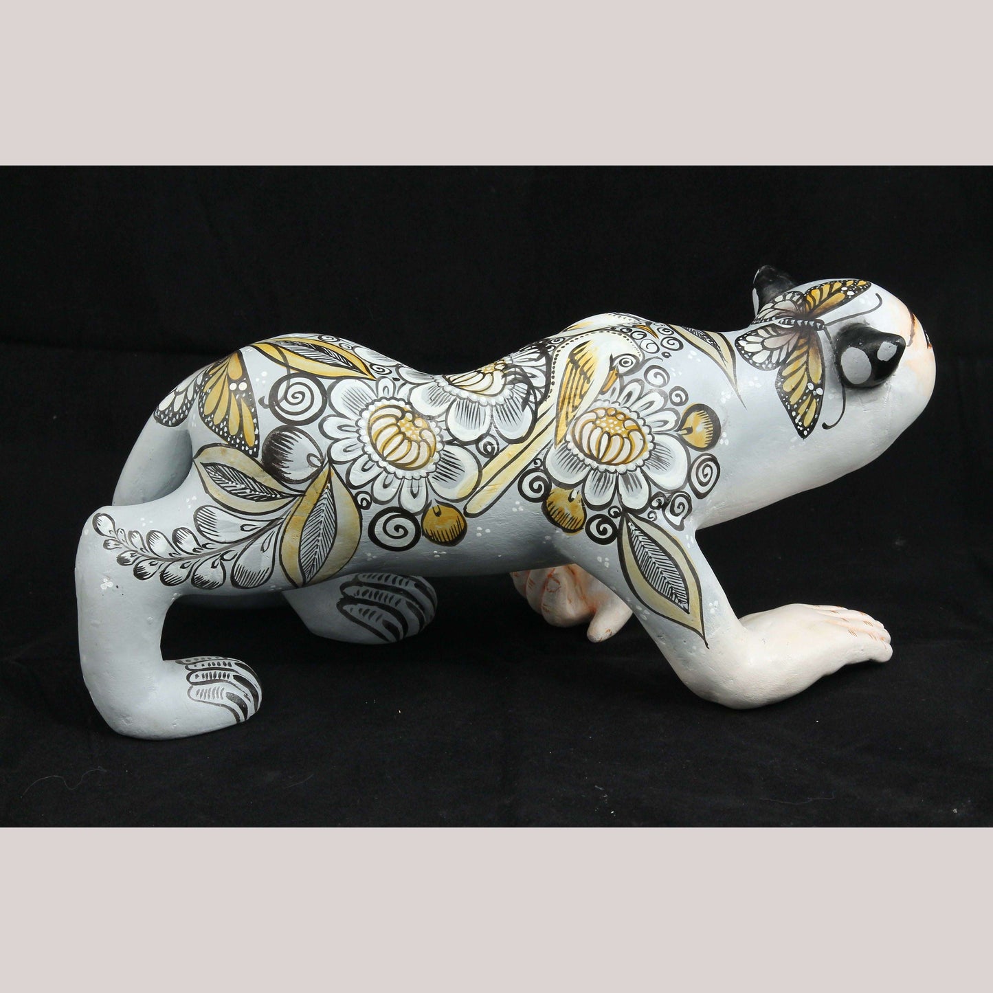 Lg Ceramic Nagual/Jaguar Man Nagual Mexican Folk Art Décor Ubaldo Macias /Famma