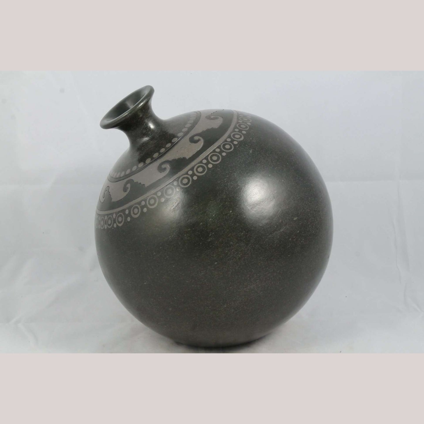 Ceramic Vessel/Jar Mexican Folk Art Hand Made Decor Humberto Trejo #3