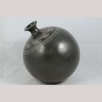 Ceramic Vessel/Jar Mexican Folk Art Hand Made Decor Humberto Trejo #3