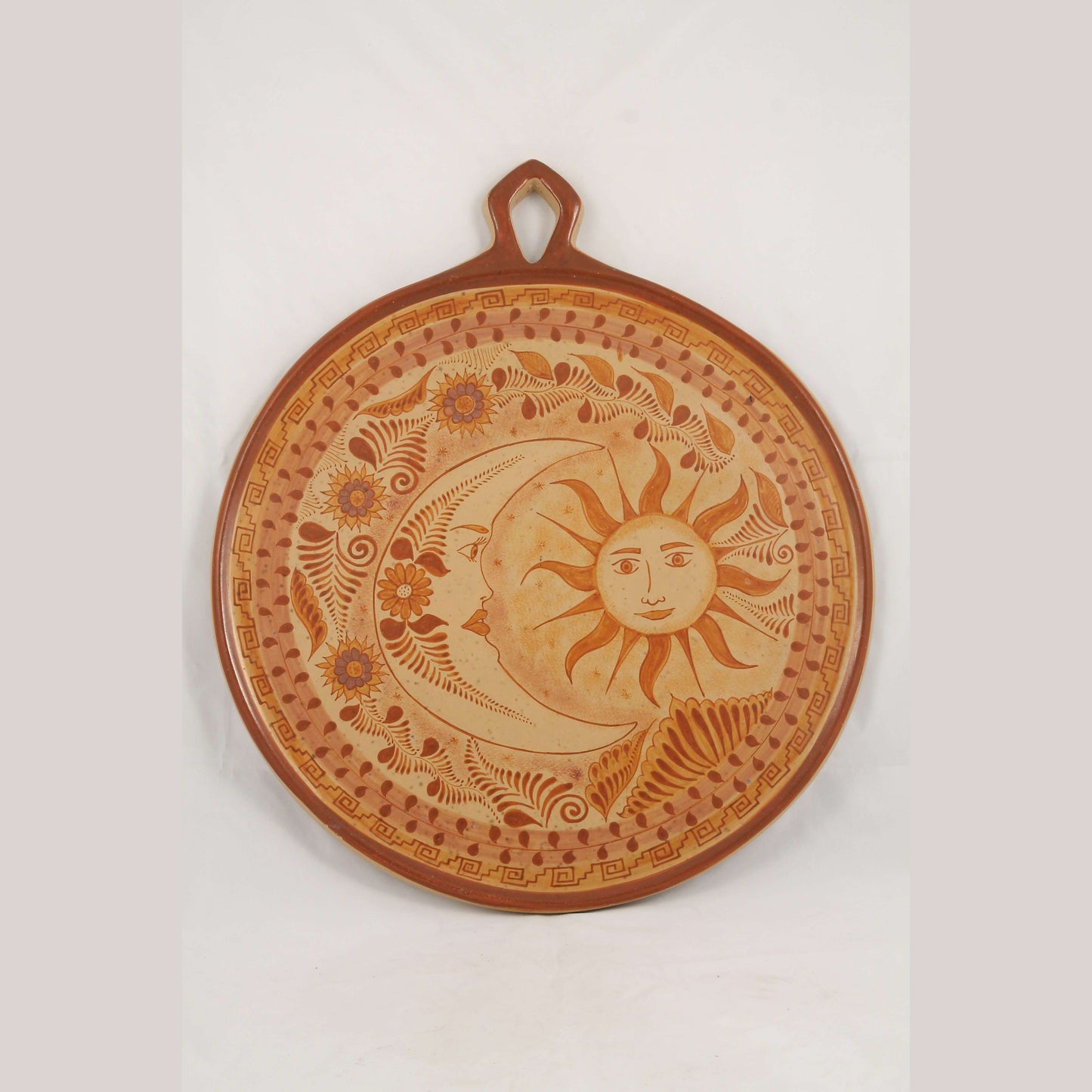 Mexican Ceramic/Pottery Large Hanging Plate Fine Folk Art Master Pablo Pajarito