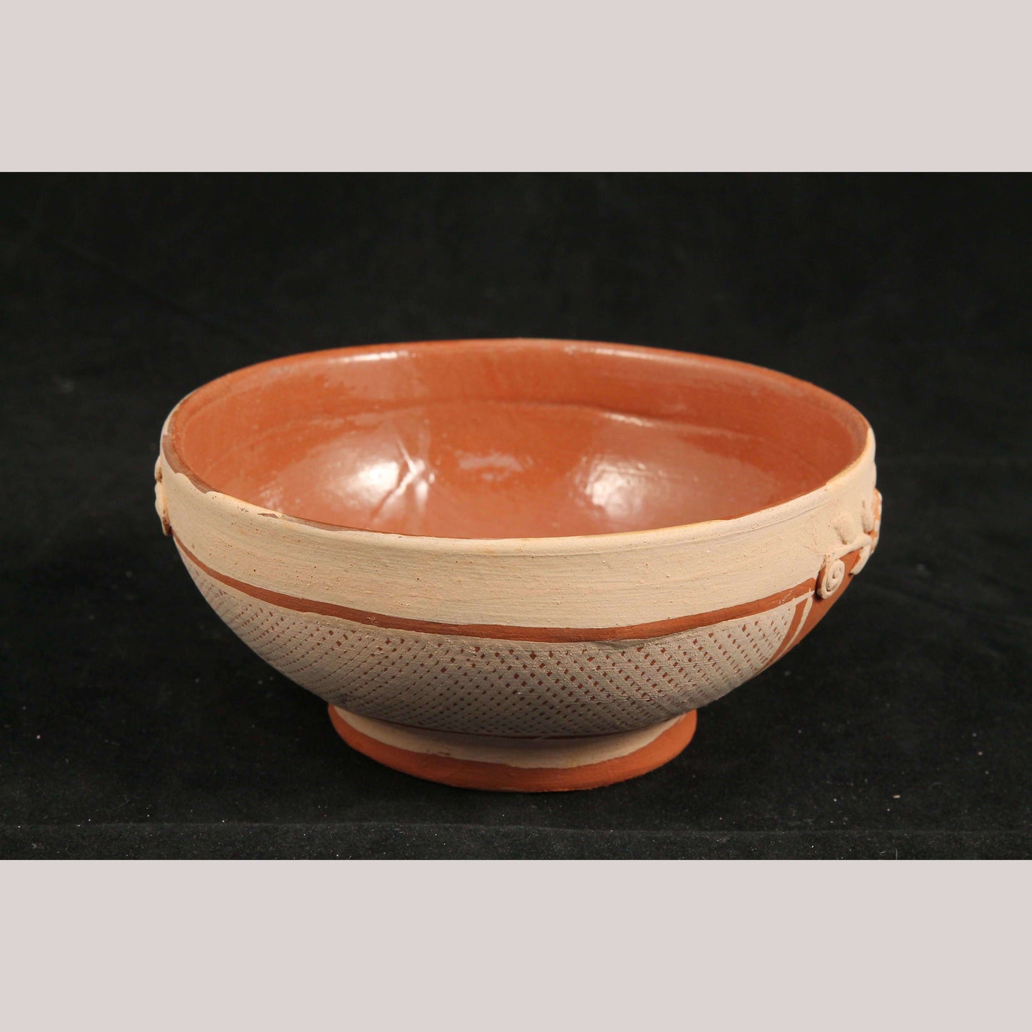 Mexican Ceramic Bowl Handmade Folk Art Pottery Neftali Ramirez Kitchenware
