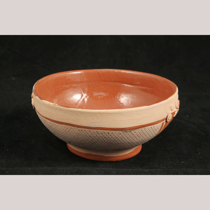 Mexican Ceramic Bowl Handmade Folk Art Pottery Neftali Ramirez Kitchenware
