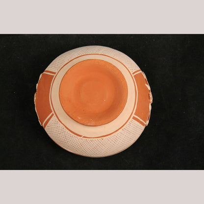 Mexican Ceramic Bowl Handmade Folk Art Pottery Neftali Ramirez Kitchenware