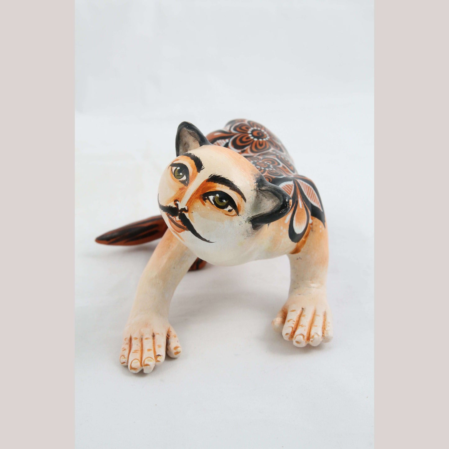 Ceramic Nagual/Cat Man Nagual Mexican Folk Art Décor Ubaldo Macias /Famma #2