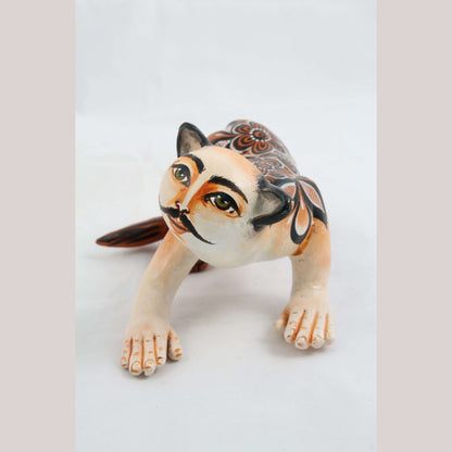 Ceramic Nagual/Cat Man Nagual Mexican Folk Art Décor Ubaldo Macias /Famma #2