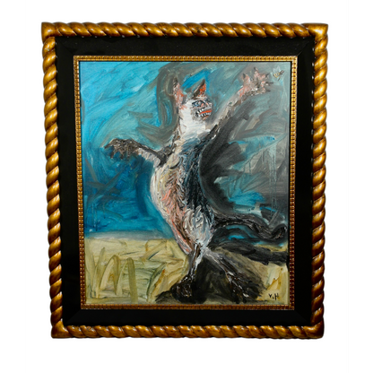 Cat and Bee in Frame