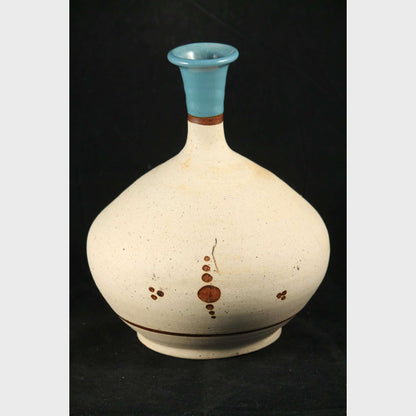 Ceramic Vase/Vessel Hand Thrown/Painted Mexican Folk Art Decorative Mom/Children