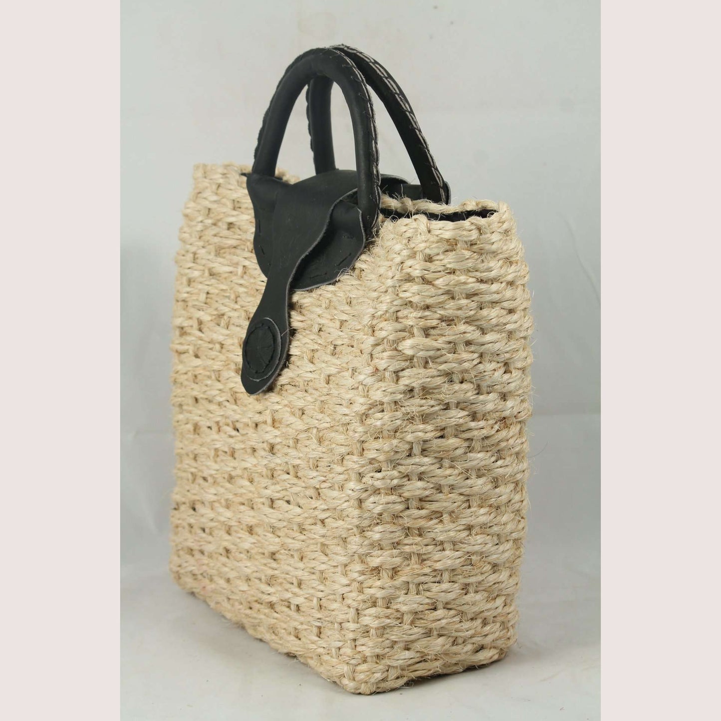 Purse/Bag/Tote Hand made Mexican Ixtle (cactus fiber) Lined Natural #4