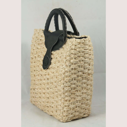 Purse/Bag/Tote Hand made Mexican Ixtle (cactus fiber) Lined Natural #4