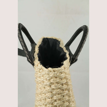 Purse/Bag/Tote Hand made Mexican Ixtle (cactus fiber) Lined Natural #4