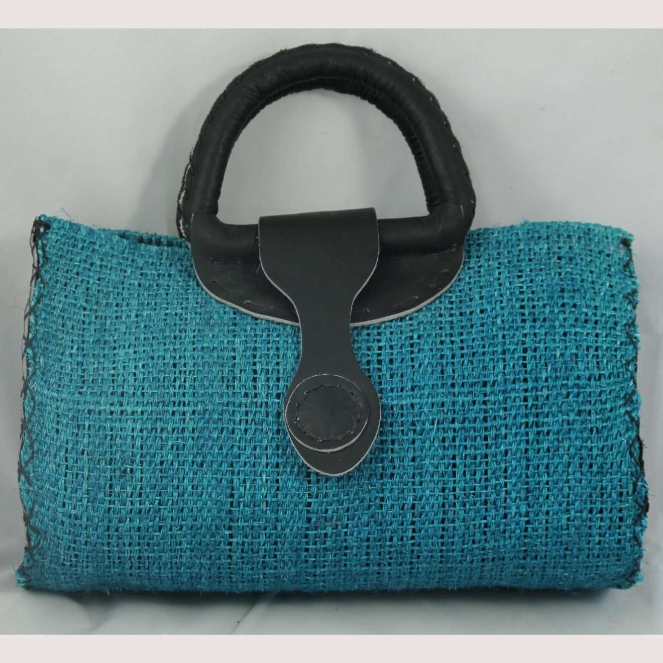Purse/Bag/Tote Hand made Mexican Ixtle (cactus fiber) Turquoise