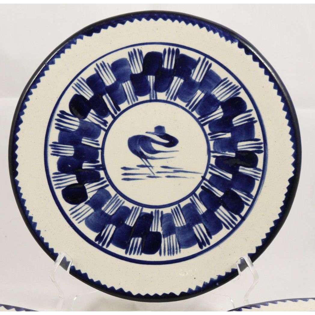 Vintage Ceramic Plates Dishes Mexican Hand Made/Painted